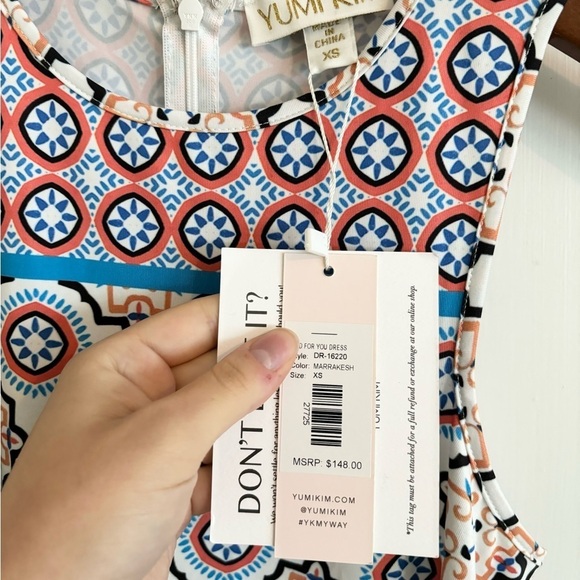 Yumi Kim mod for you geometric print shift dress size XS new - Picture 5 of 6